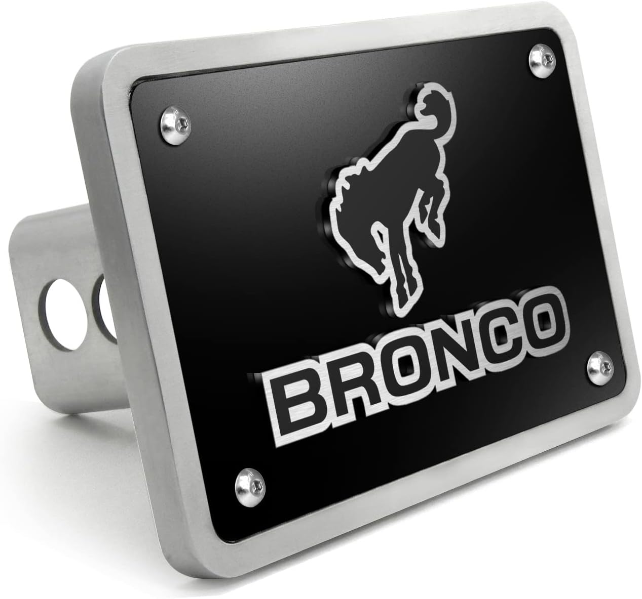 iPick Image Made for Ford Bronco 3D Logo Black 3/8" Thick