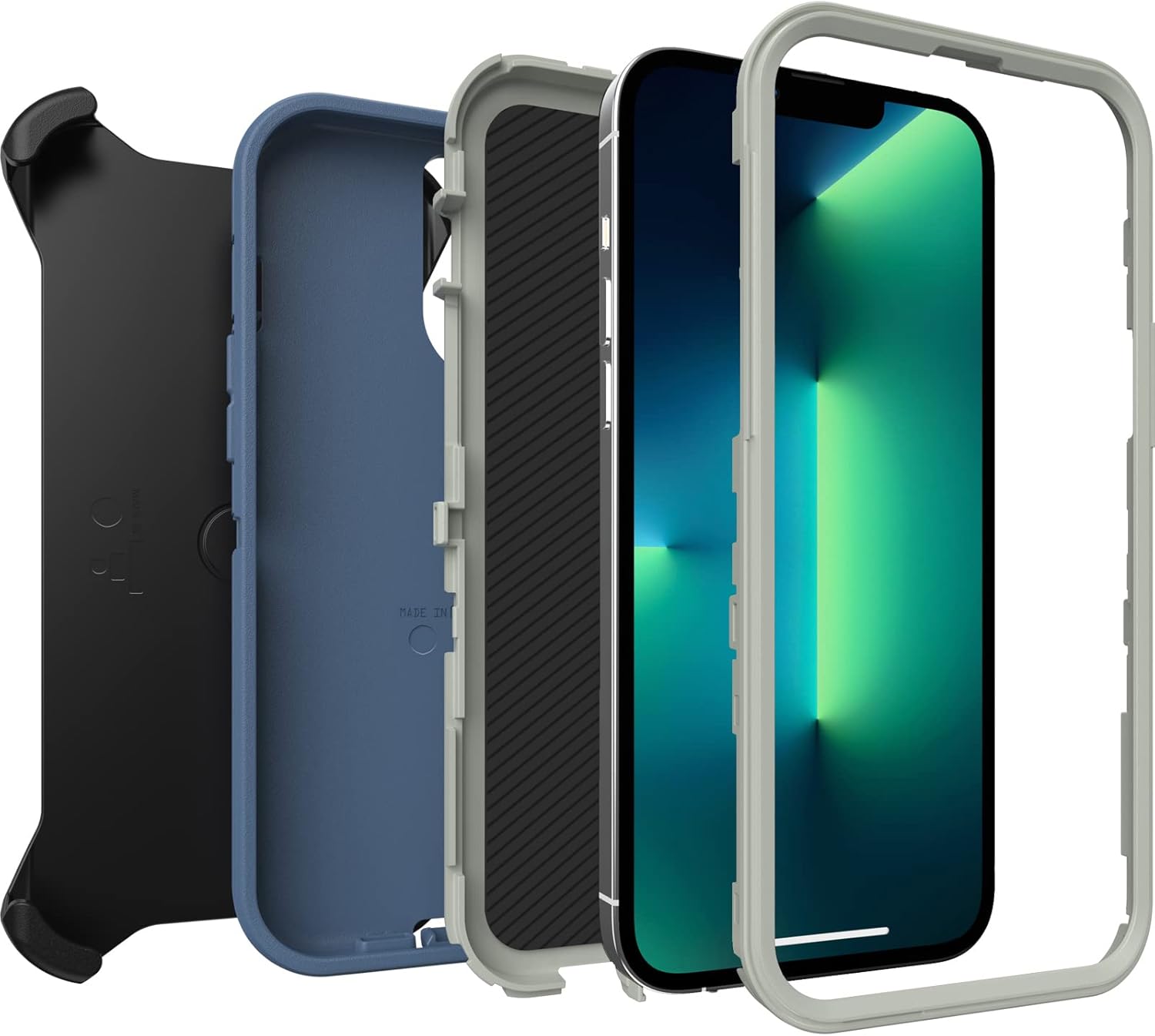 OTTERBOX DEFENDER SERIES SCREENLESS EDITION Case for iPhone 13 Pro Max & iPhone 12 Pro Max - FORT BLUE : Cell Phones & Accessories