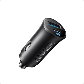 Anker 30W USB-C Car Charger, 2-Port Fast Charge Adapter with PowerIQ 3.0 for iPhone 16/15, Galaxy S24/S23 & More