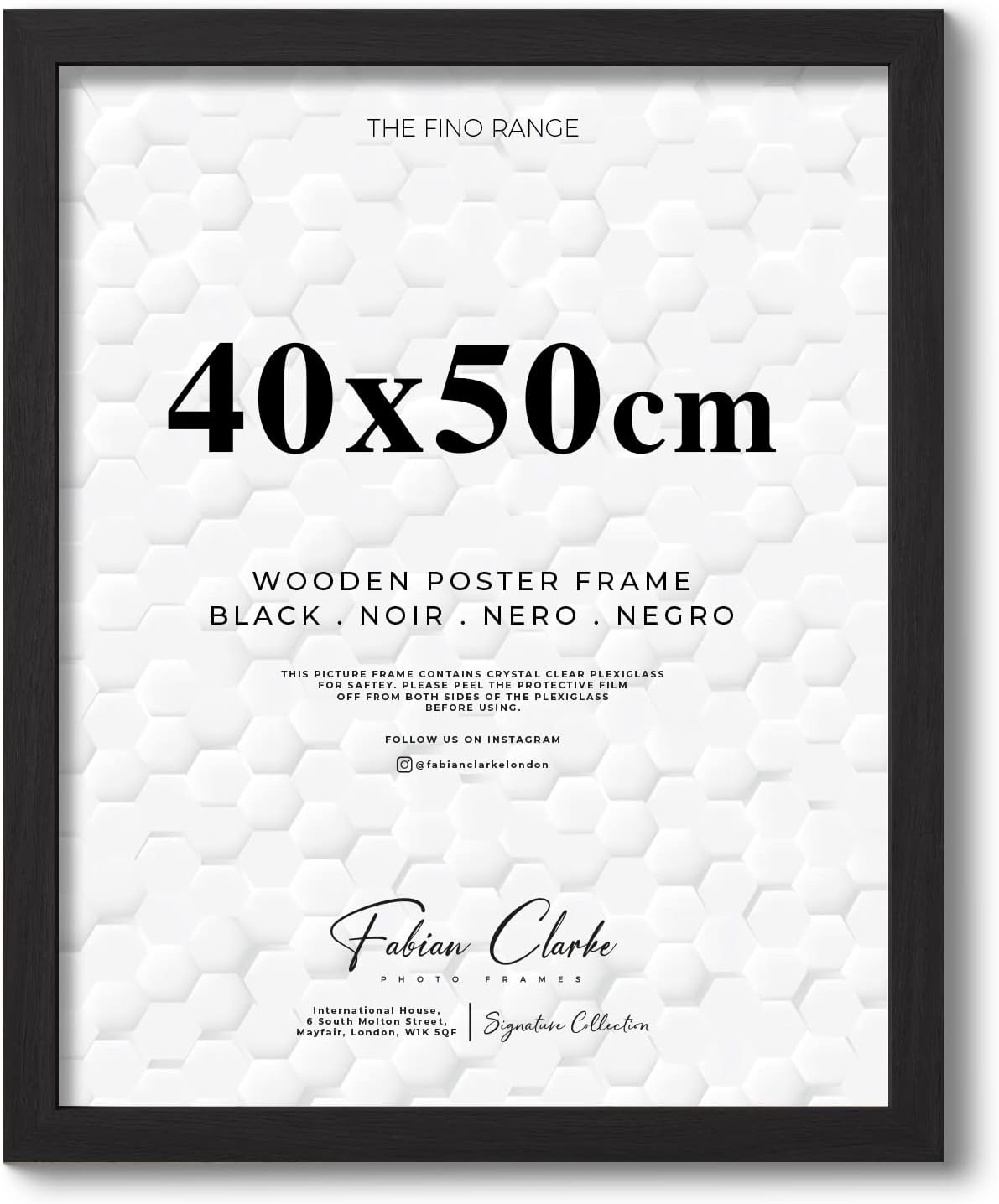 Thin Wooden Picture Frame for Posters Poster Prints and Photos with