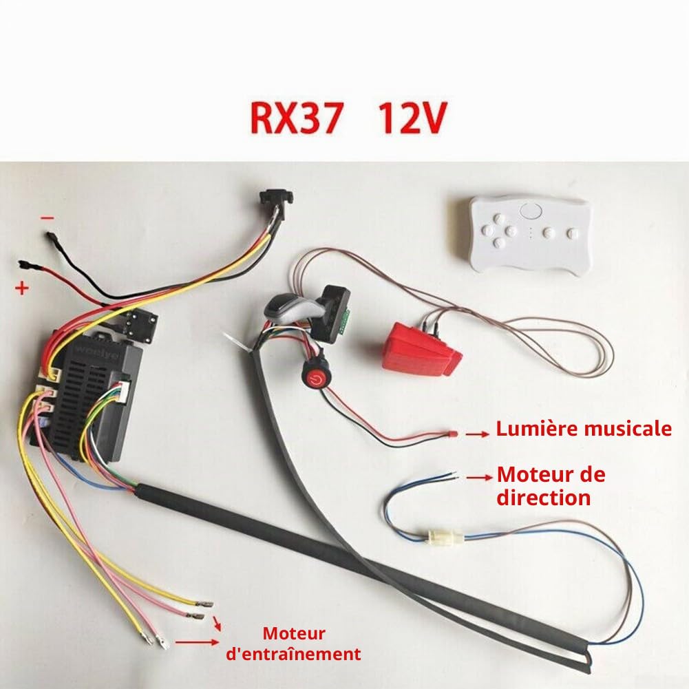 TOUT NEUF TÉLÉCOMMANDE Récepteur 6V Enfant Enfants Électrique Voiture Enfant EUR 16,49 - FR