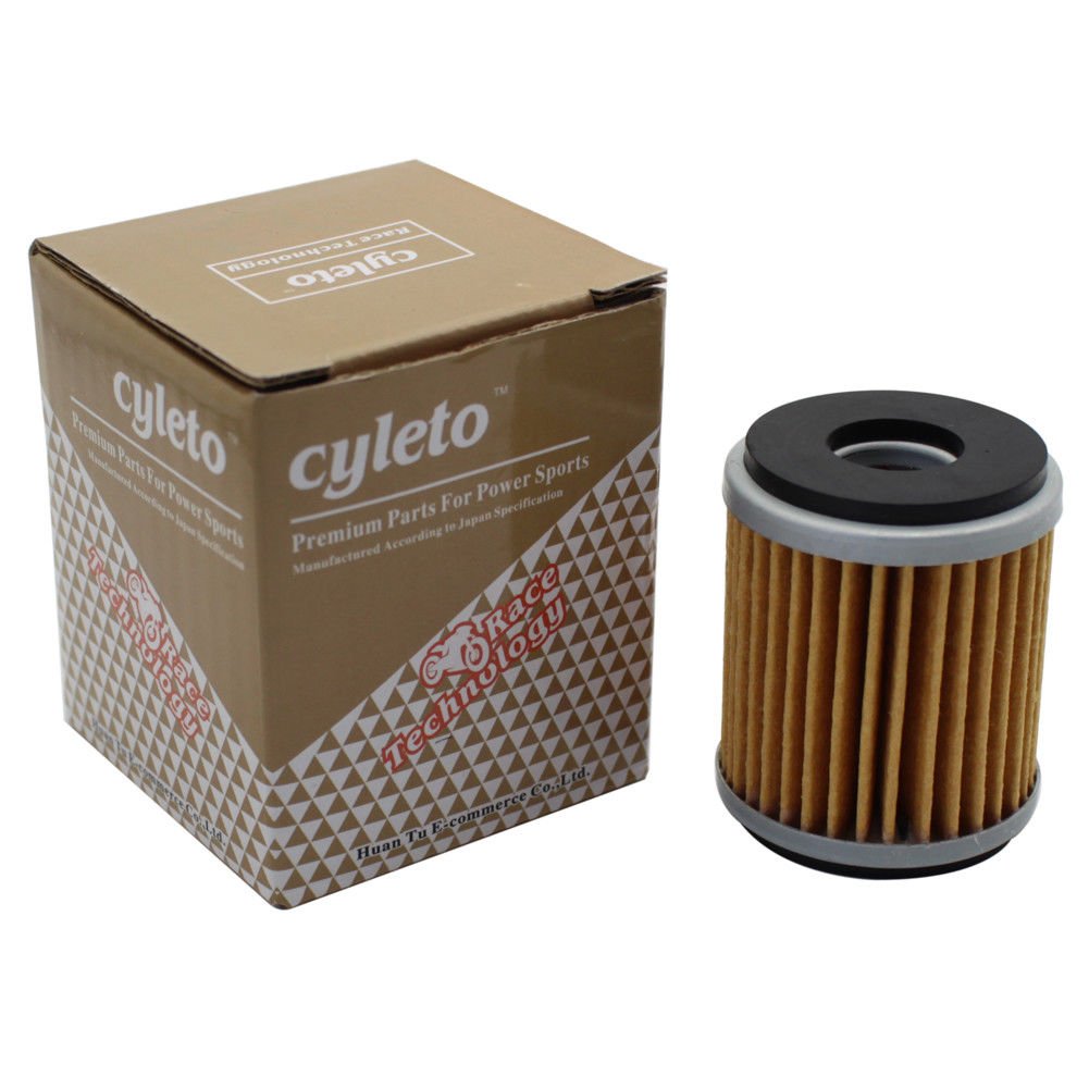 Cyleto Filtre à Huile Pour Yamaha YFM250 YFM 250 Raptor 250