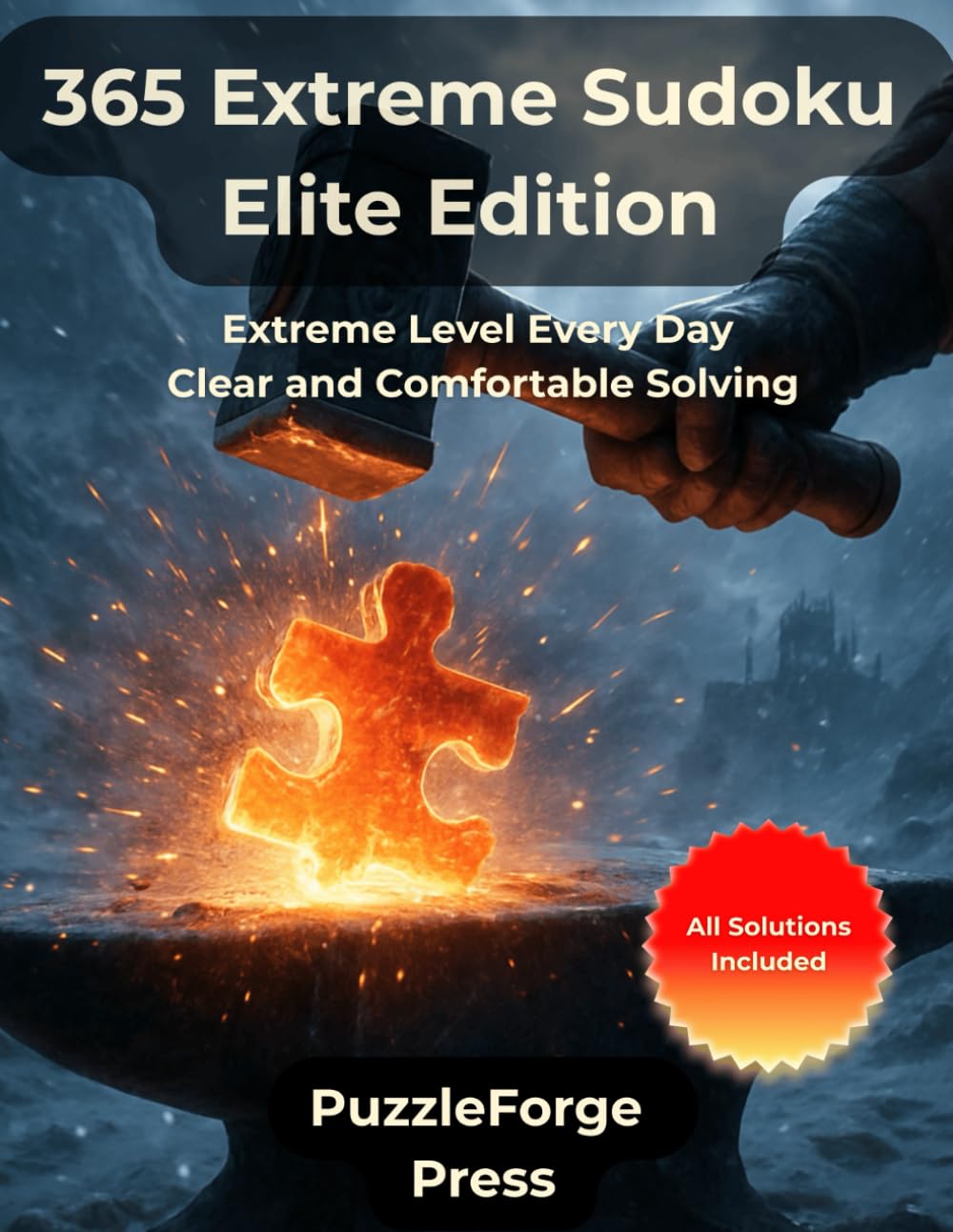 365 Extreme Sudoku — Elite Edition: 365 Extreme Level Sudoku for Adults and Seniors — Large Format 8.5x11 Inches — 2 Puzzles Per Page — Expert Brain ... Forge Series – Very Hard Puzzles for Experts)