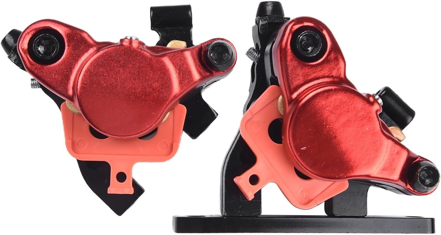 Road for Bike Mechanical Line Pulling Hydraulic Disc Brake Flat Mount Caliper with High-Strength Aluminum Alloy Integrated Hydro Cylinder for XTR Large Piston and XT Multi-Metal Pads