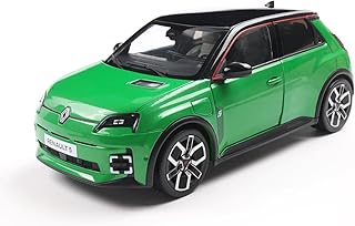 Solido Renault 5 E-Tech (2024) - Petite Voiture électrique au Look rétro, Lignes urbaines, détails Modernes, Voiture Miniature Diecast, Vert Pop Vert, 1:18