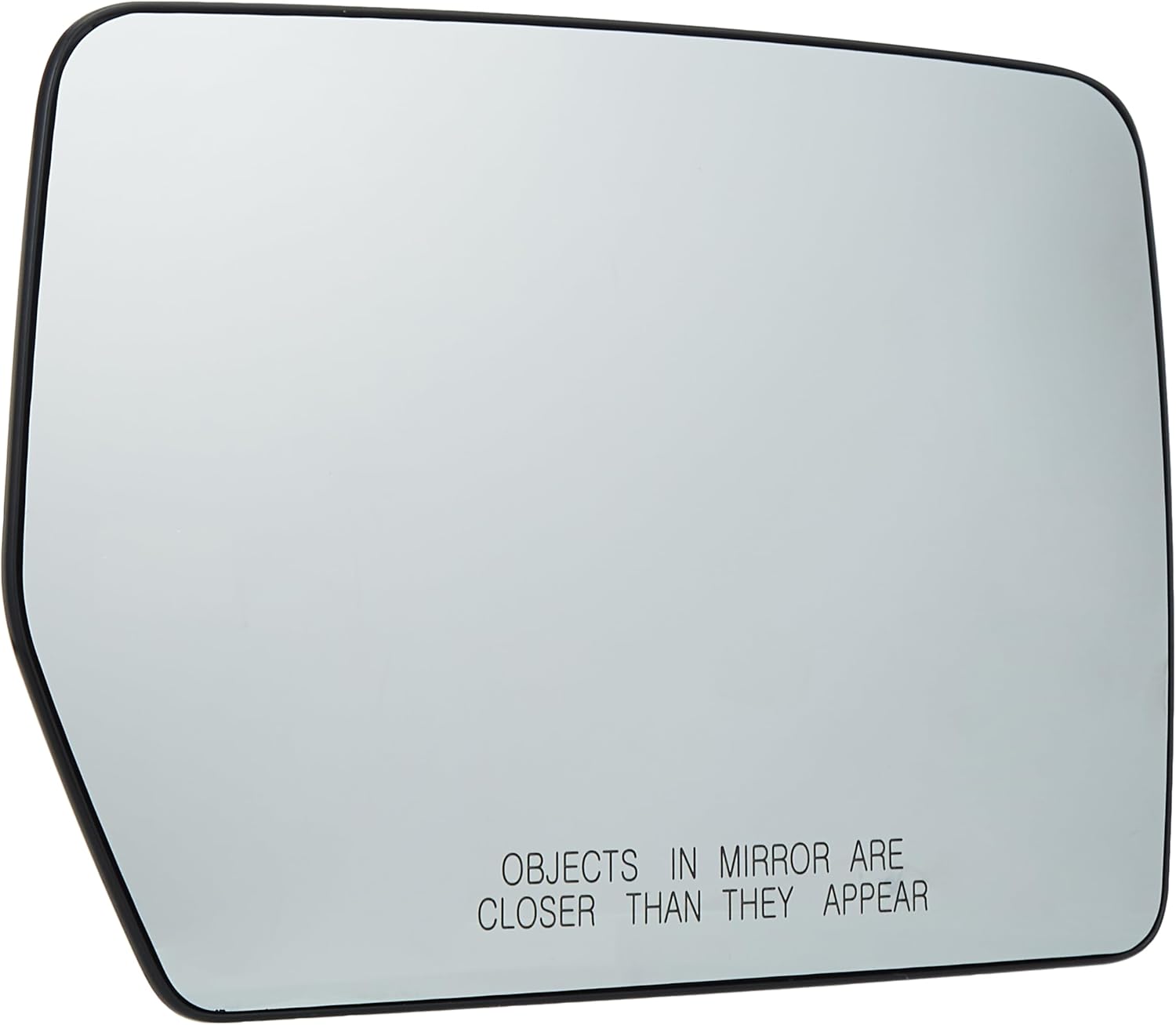 Passenger Side Non-heated Mirror Glass w/backing plate, Ford F150 (does not fit STX models), Mark LT, 6 13/16" x 9 1/8" x 10 1/2" (w/o Blind Spot)