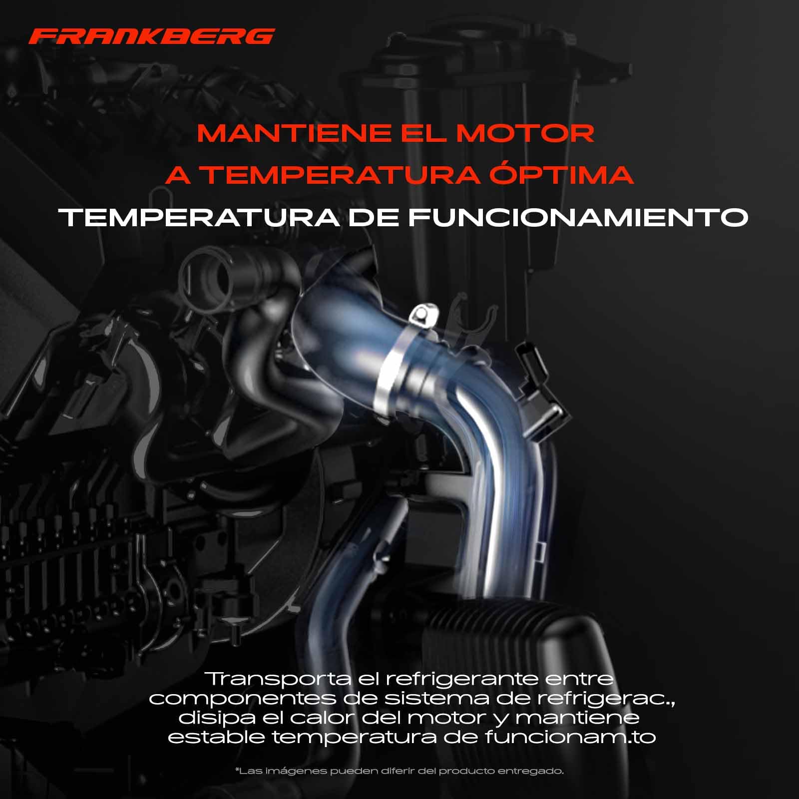 Frankberg Tubería de distribución de calefacción 032121118D | Compatible con: Polo 9A 9N, Fabia I Saloon 6Y3, Fabia I Combi 6Y5, Ibiza III 6L1, Polo Saloon 9A2 9A4 9A6 9N2