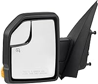 Vista 1 de Conjunto de espejo retrovisor lateral del conductor, compatible con Ford F-150 2015-2020, vidrio eléctrico ajustable y calentado, señal de giro