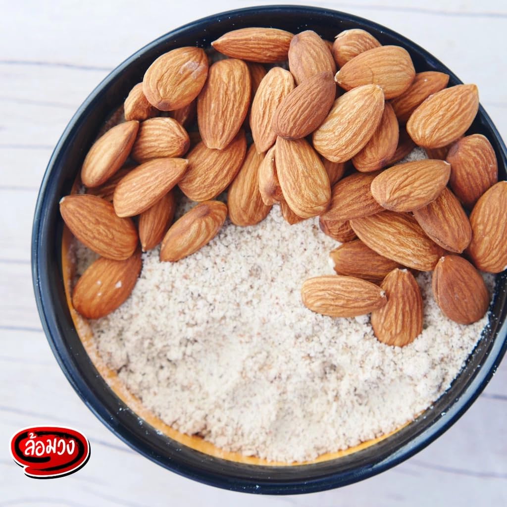 ล้อมวง Finely Sifted Almond Flour – Blanched Almond Meal for Keto and Low-Carb Baking – Gluten-Free Flour Substitute for Macarons, Cakes, and Breads (500g)