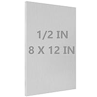 Vista 9 de 6061 T651 Hoja de Metal de Aluminio 6 x 12 x 1 Pulgada (25.4MM) Rectángulo Plano de Tratamiento Térmico de 1 Pulgada de Espesor Placa de Metal