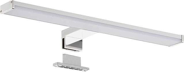 SEBSON® LED Bathroom Mirror Light 40cm, Mirror Lighting Cabinet Mounted + Clip On, Neutral White 4000K, 8W, 600lm, IP44 - 400x108x44mm