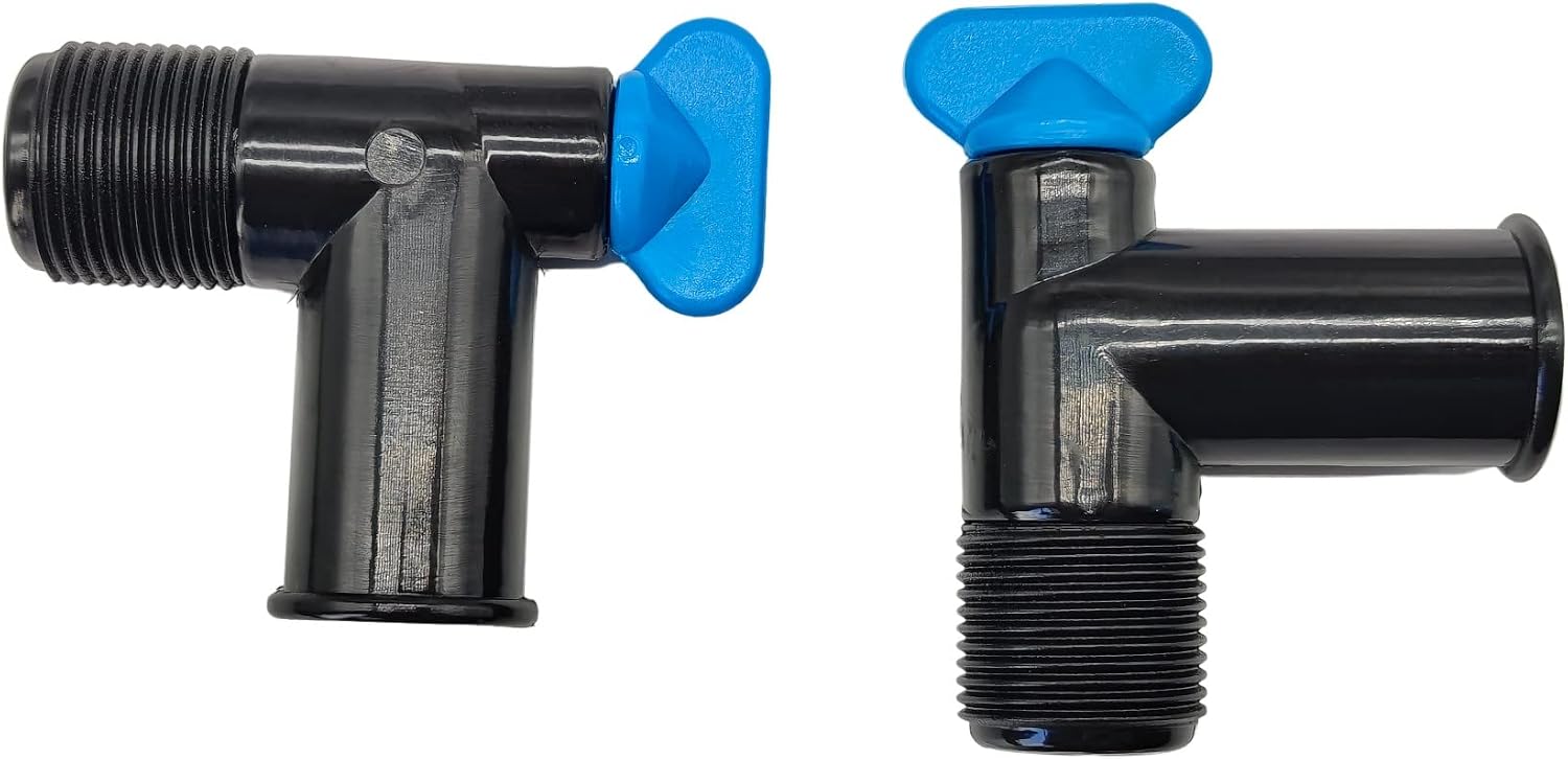 862210A01 Pair of Exhaust Manifold 90 Degree Drain Plug Elbow Drain Valves for MerCruiser 4.3-6.8 L V6 V8 Engines 22-806926A1 18-4224 22-862210A01