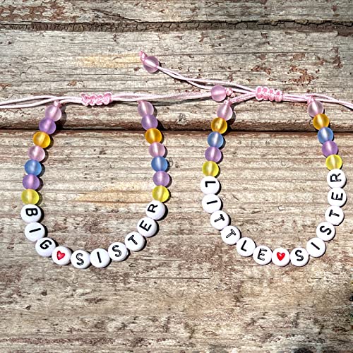 Image of Sister's Big Bracelet Gift, Little Girls' Sister Jewelry