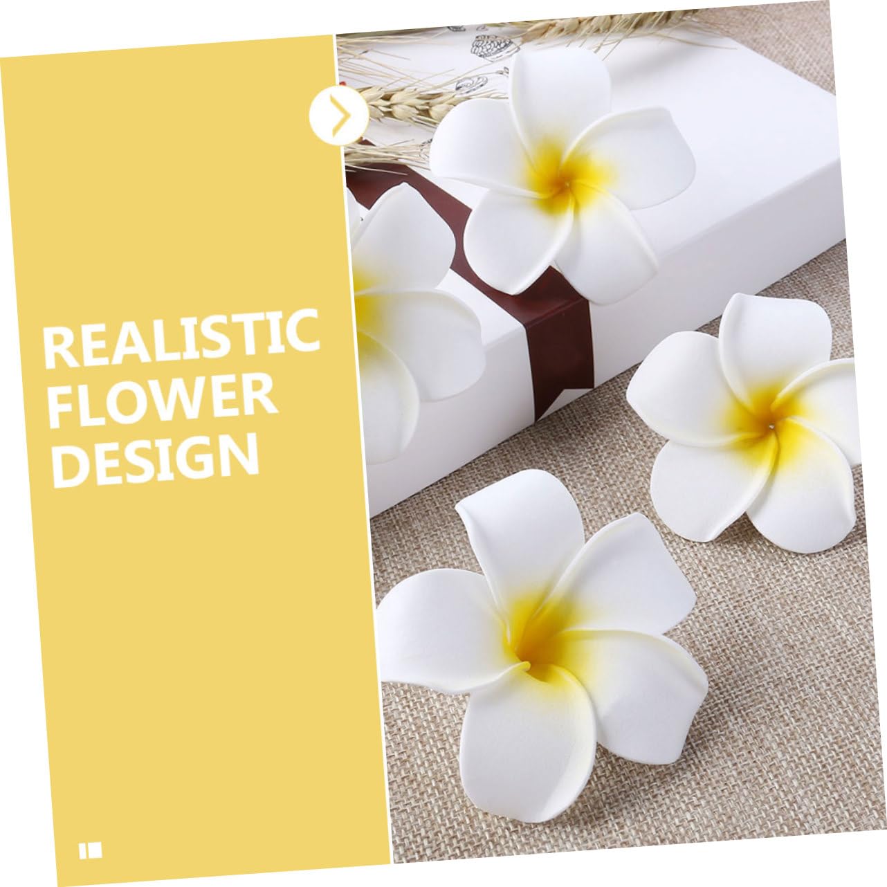 Didiseaon 96 Piezas Plumeria Rubra Broches Horquillas De Flores Pinzas Para Peinar El Cabello Pinza De Pelo Hawaiana Pasadores De Pelo De Flores Accesorios Para El Cabello De Novia