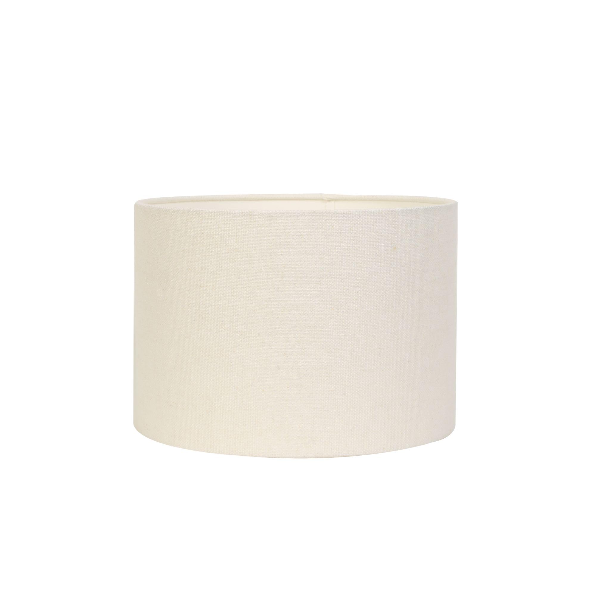 Light & Living Lampenschirm Zylinder Livigno - Eiweiß - Ø40x30cm | Zylinder - Klassisch, Ländlich - Textilien