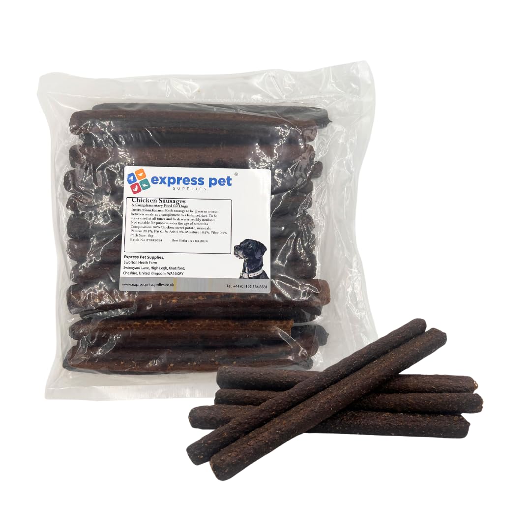 Express Pet Supplies Chicken Sticks 100% Natural Dog Treat Chew (3kg)