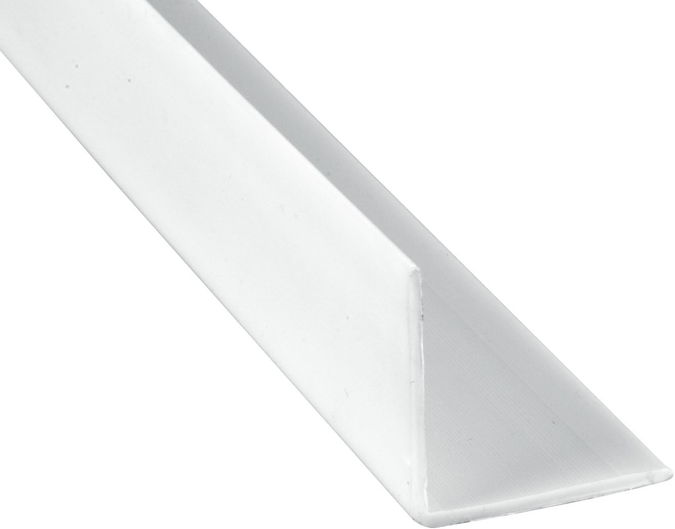 Prime-Line MP10067 Corner Shield Perforated, 1-1/8 In. x 48 in, Vinyl Construction, White (5 Pack)