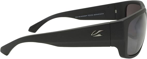 Kaenon Mens Burnet FC Sunglasses - Matte Black Black | Ultra Black Mirror
