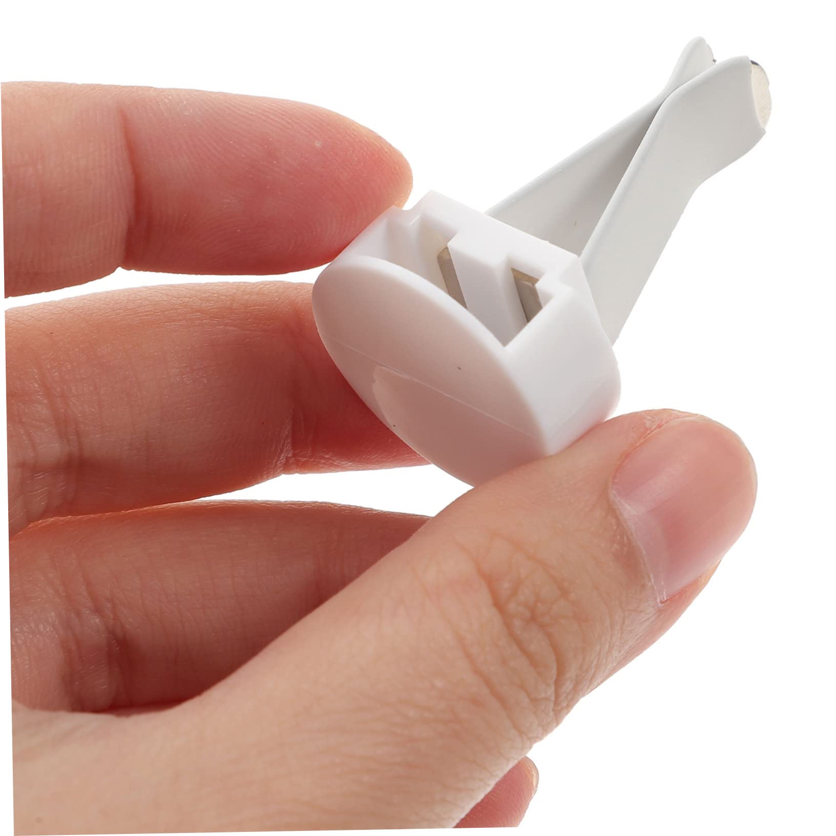 Kit Clip per Bocchetta di Ventilazione Auto 100 Pezzi Metallo Plastica | Bianco, per Auto e Uscita Aria, Decorazione Diy, Lavorazione Affidabile