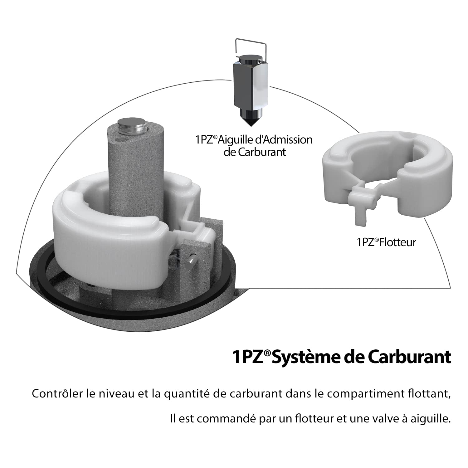 1PZ F6C-E07 Carburateur Remplacement pour Robin EX13 EX17 EX17D SP17 SP170 Moteur 277-62301-30 277-62302-50 277-62301-10 277-62301-50 277-62301-00