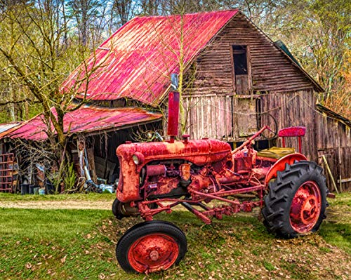 Homestead Americana Vintage at The Farm Cotton Fabric Panel