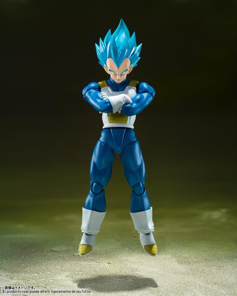Super Saiyan God Super Saiyan Vegeta -unwavering Saiyan Pride- Fig. 13,5 cm Dragon Ball su | Dragon Ball Super 15.2 cm S.H. Figuarts Super Saiyan Blue Vegeta Inquebrantable Pride