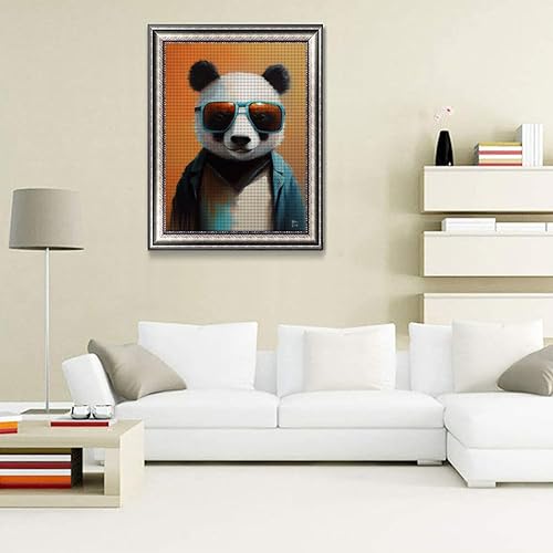 Miniatura 3 de Pintura de diamante 5D de animales, kits de pintura de diamantes para adultos y arte de diamantes de imitación de taladro redondo completo, decorado