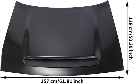 Hood Panel Premium Part Fit for 2008-2023 Dodge Challenger Devil Style