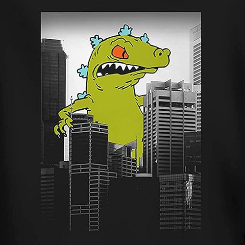 Vista 2 de Nickelodeon Camisa de manga larga para hombre - #TBT Ropa para hombre de los años 90 - Rugrats, Hey Arnold, Ren y Stimpy