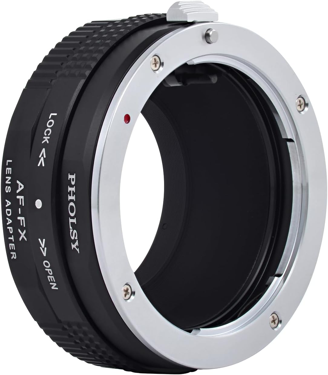 PHOLSY AF to Fuji X Lens Mount Adapter with Aperture Control Ring Compatible with Sony A Minolta AF Lens to Fuji X Mount Camera Compatible with Sony A to Fuji X