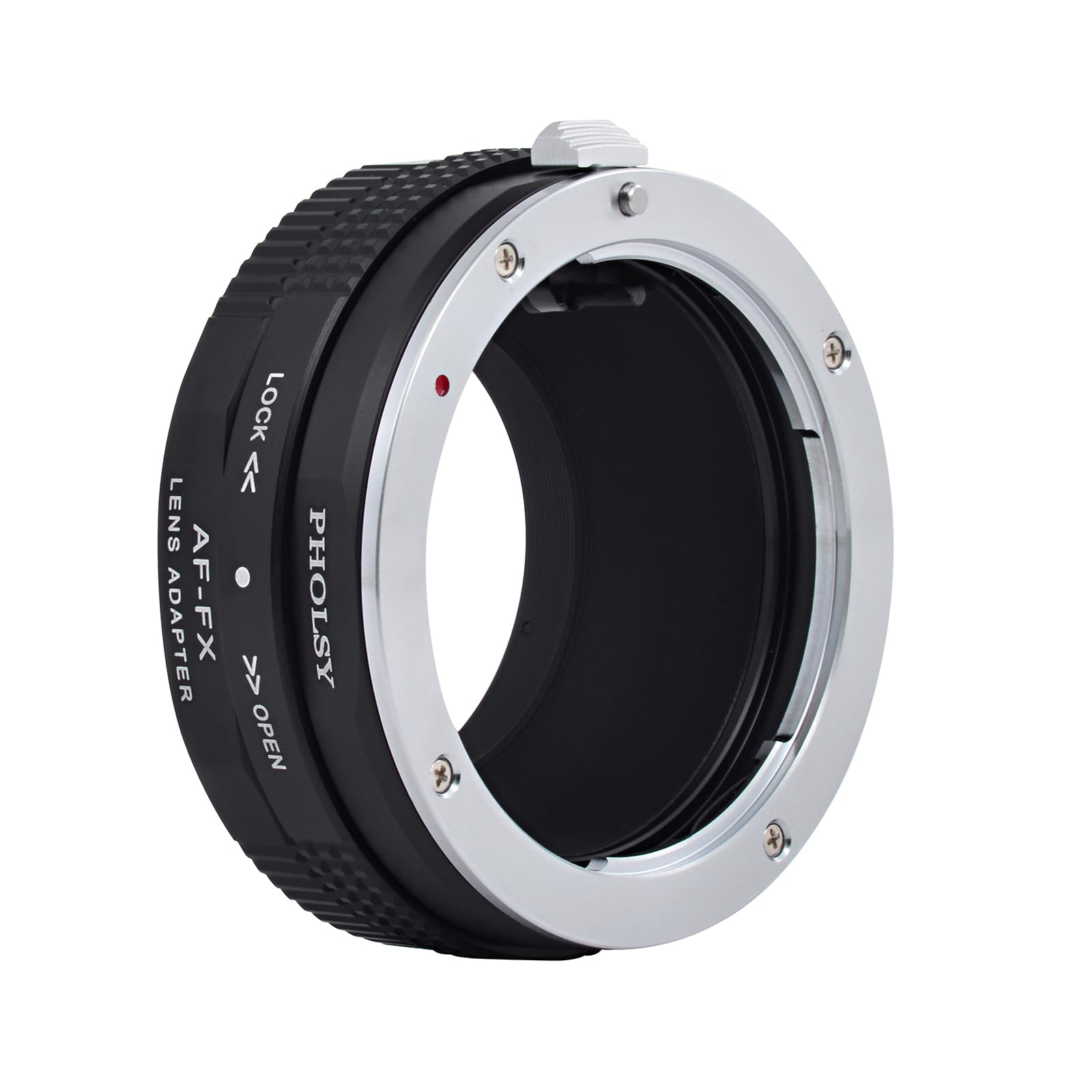 PHOLSY Objektivadapter mit Blendenring Kompatibel mit Sony A und Minolta AF Mount Objektiv auf Fuji X Mount Kameragehäuse Kompatibel mit Sony A auf Fuji X, Minolta AF auf Fuji X