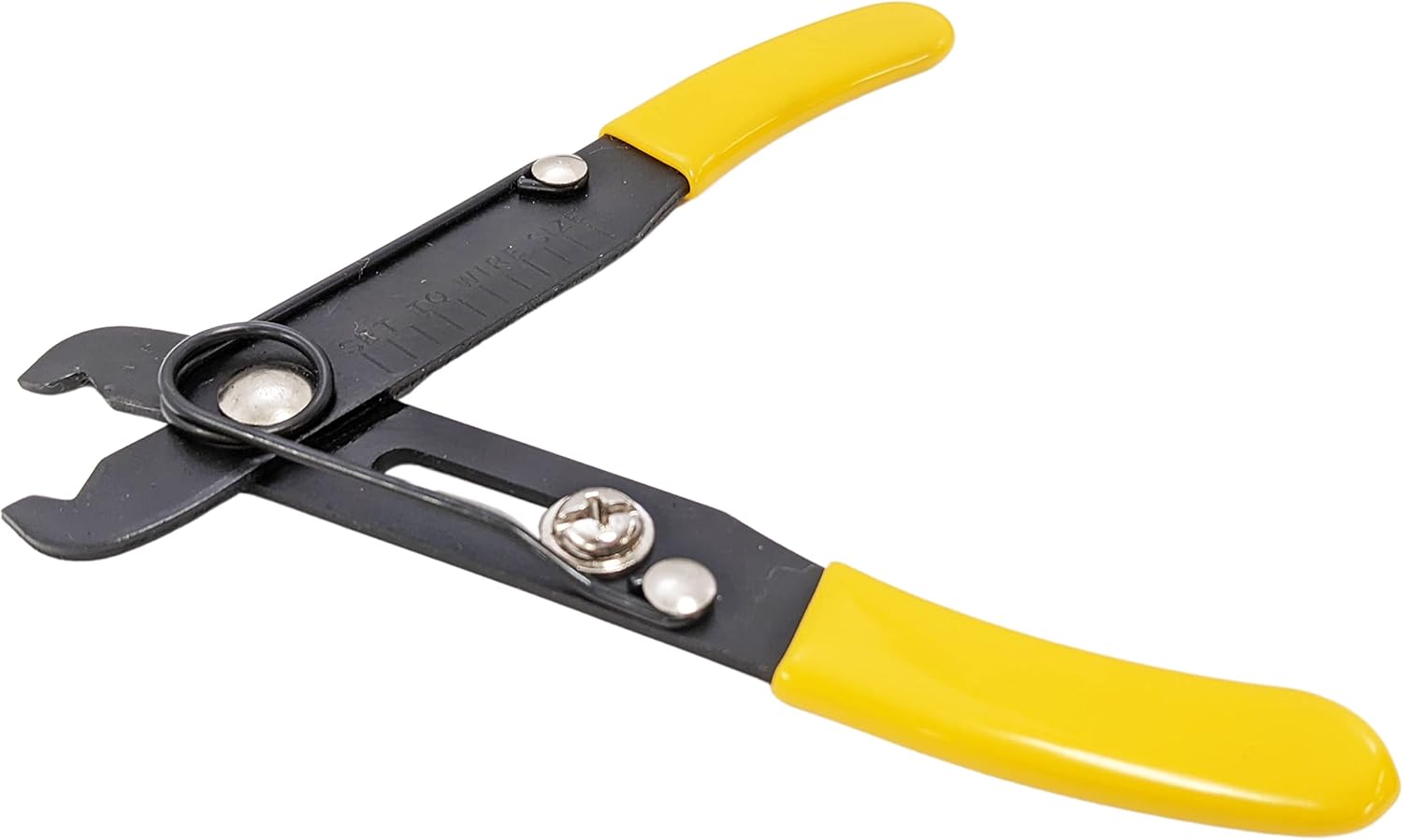 5" Wire Stripper & Cutter with Self Opening Cushion Grip Handles (8 to 30 Gauge) by Electronix Express (1 Pack)
