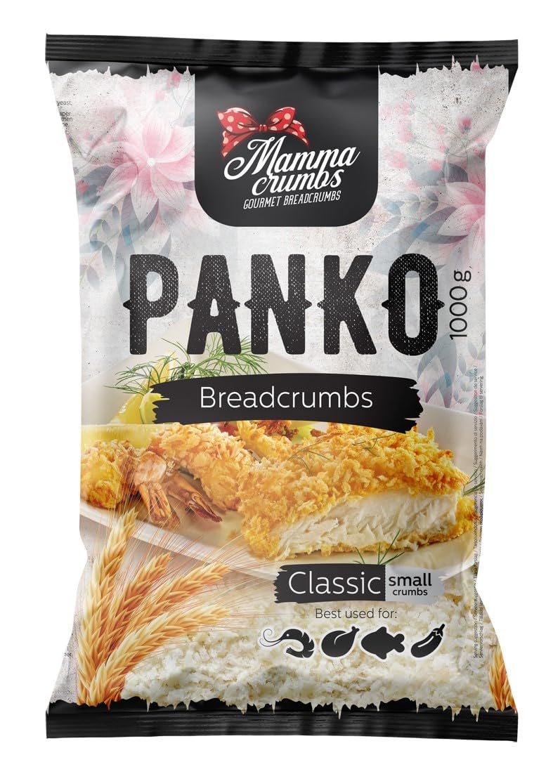 Mamma Crumbs - Pan Rallado Fino Panko, Original Japonés Denkyoku, Panko Fino 1kg