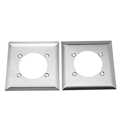 Receptacle Wall Plate, Outlet Covers Wall Plate for Hubbell Bryant 313292 SS701 9450A (Pack of 2)