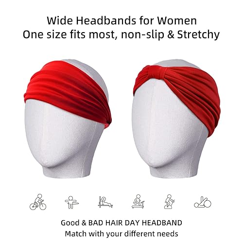 Miniatura 11 de Diadema Tobeffect para mujer, estilo bohemio, desteñido, con nudo, turbante para yoga. Diademas 4,Diademas 1,Diademas 10,Diademas 11,Diademas