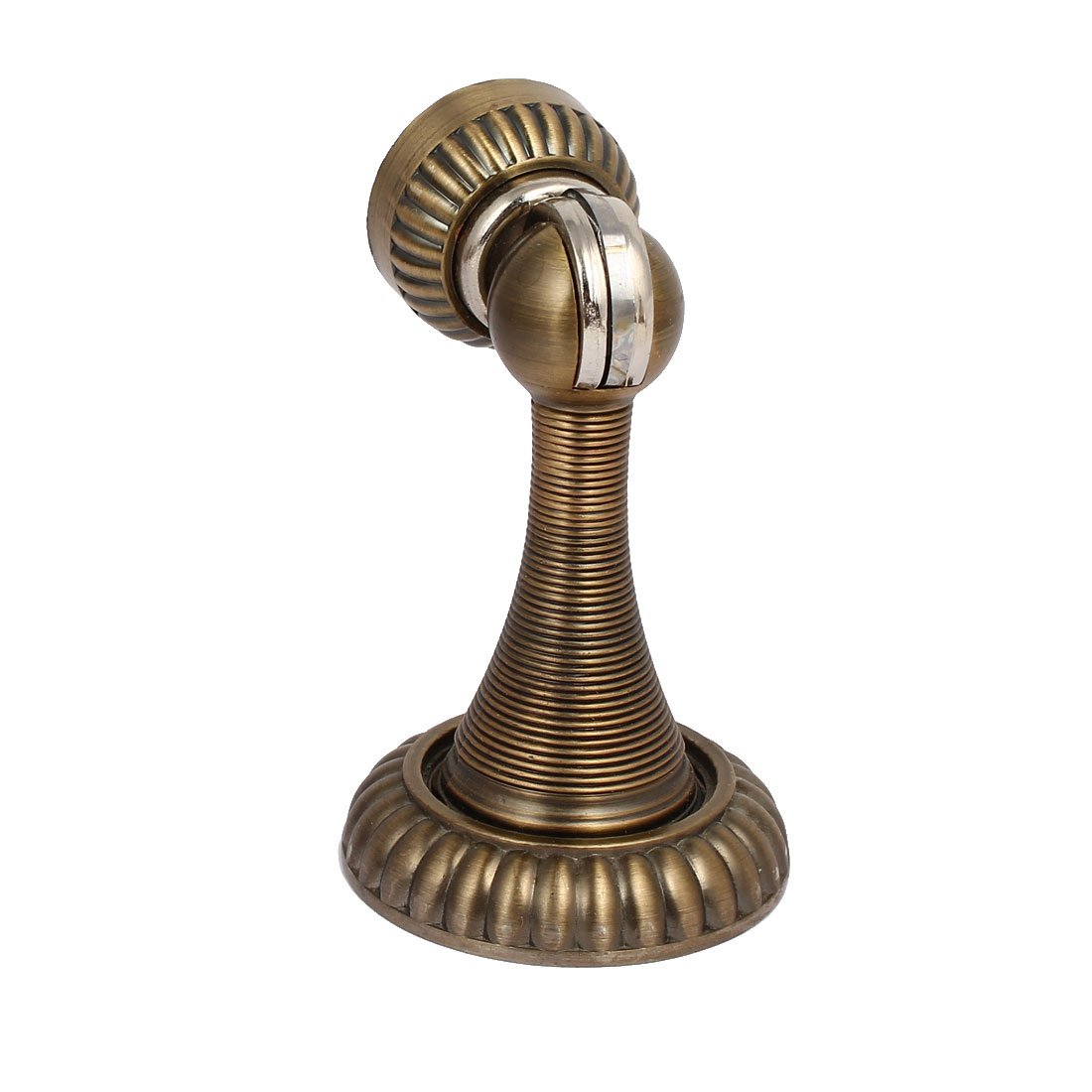 Door Wedge, Stopper, Protector, Buffer,Doorstop,Kitchen Bathroom Metal Holder Magnetic Catch Bronze Tone 53mmx85mm