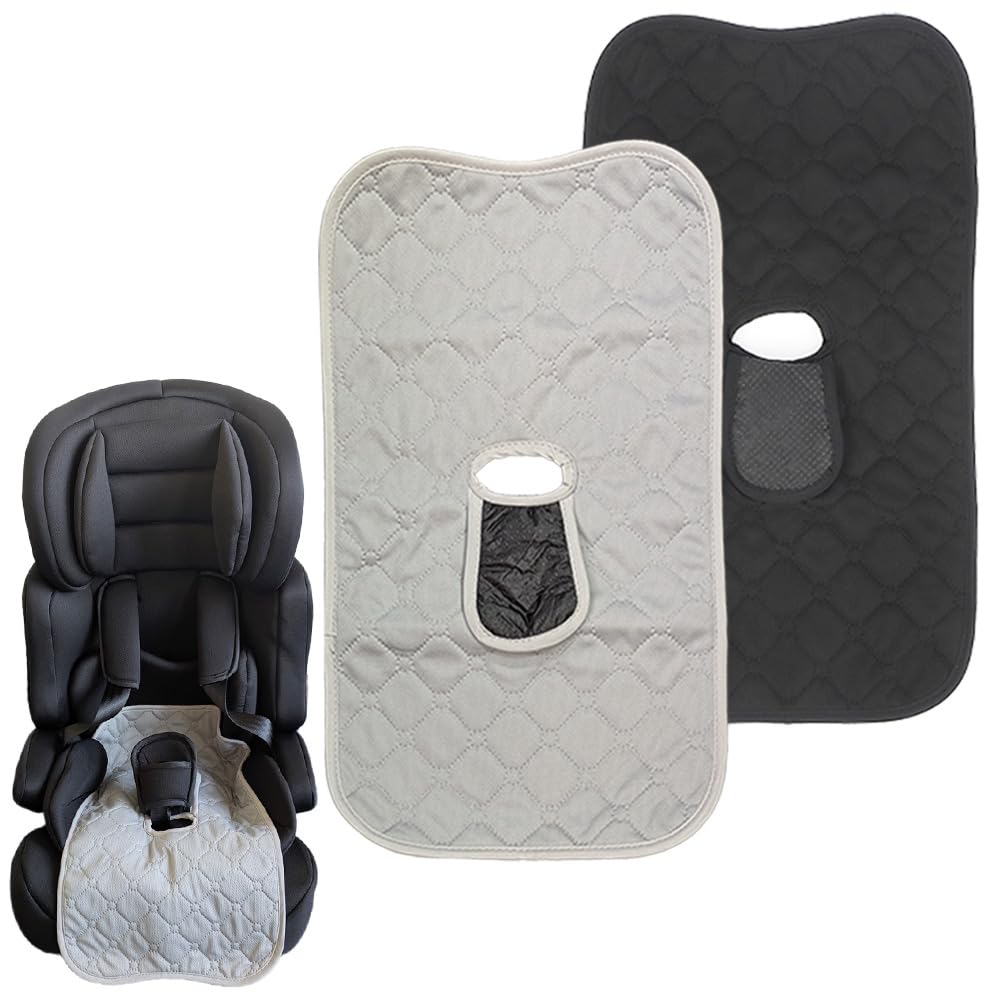 チャイルドシート ベビーカー用 防水シート 滑り止め 付き ロング トイトレ 防水 おしっこ おもらし ベビー 赤ちゃん （SOWAKA） (ブラック)