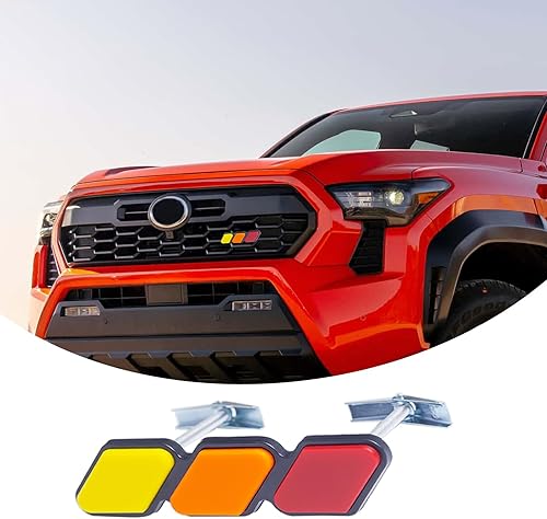 Miniatura 1 de JKCOVER TRD - Placa decorativa para rejilla compatible con emblema de actualización frontal 4Runner Tacoma Tundra