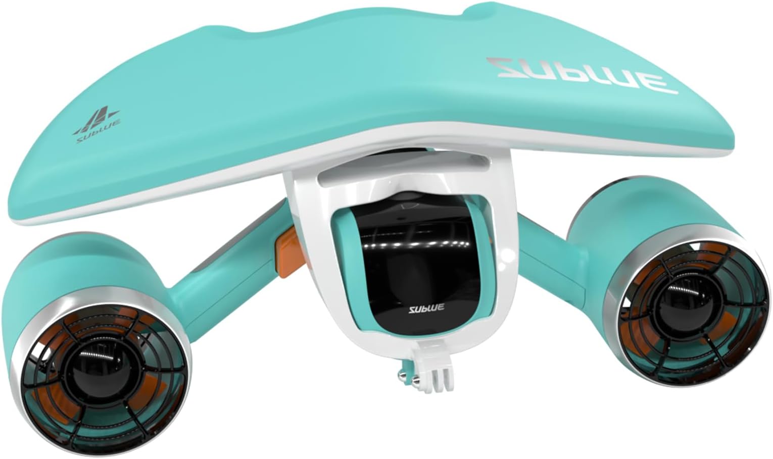 sublue Mix Underwater Scooter with Action Camera Mount 30 Minutes 40M Waterproof Dual Motors Water Sports Swimming Pool Diving Snorkeling Water Scooter for Kids Adults (Aqua Blue)