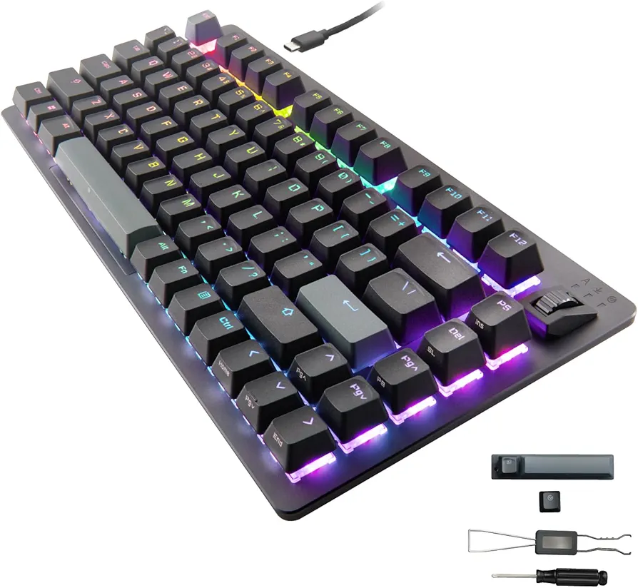 elecom vk720a ブラック　ゲーミングキーボード Amazon.co.jp: エレコム ゲーミングキーボード V custom VK720A