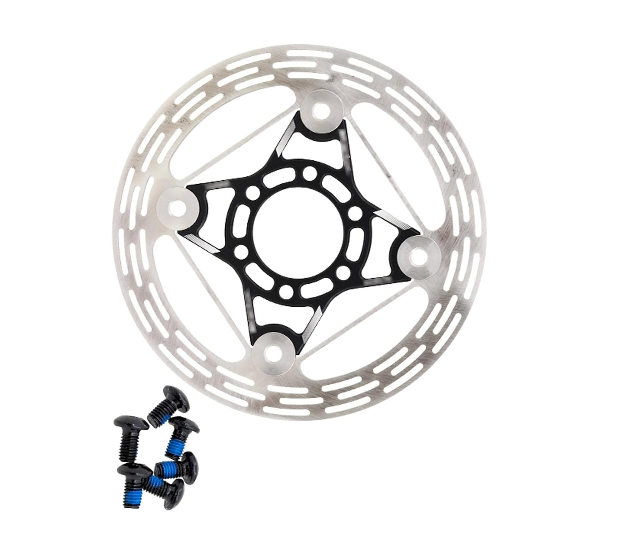 Disco freno for bicicletta in acciaio inossidabile da 140 mm, 1 pz | Black