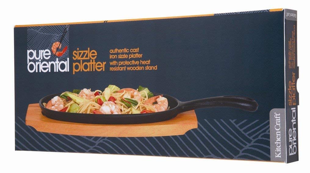 KitchenCraft KCSIZZLE World of Flavours Japanese Teppanyaki Grill