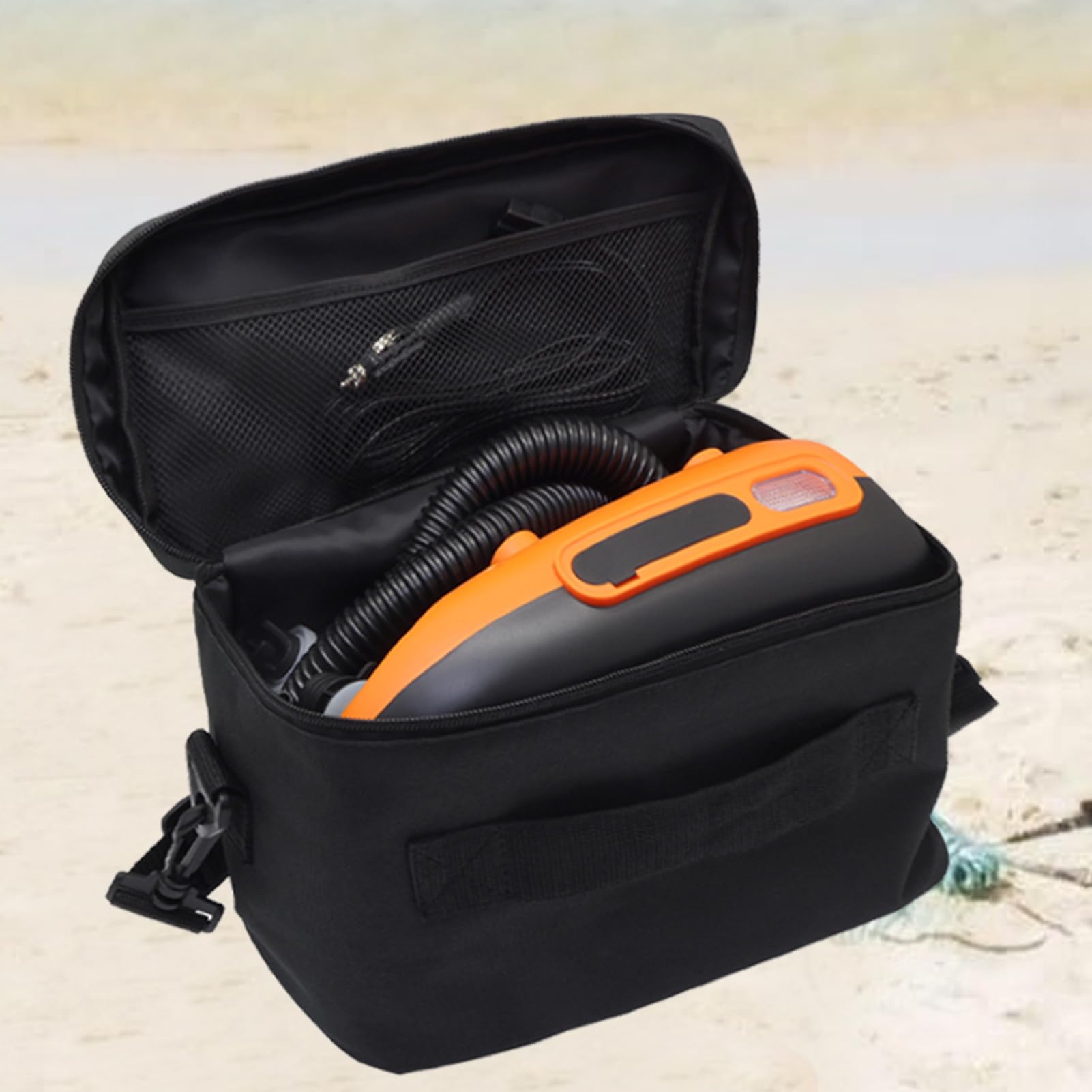 Tragetasche für Luftpumpe, Rucksack für Paddelboard-Pumpe, verstellbarer Schultergurt, große Kapazität, Aufbewahrungs-Organizer, Reiserucksack für Wassersport