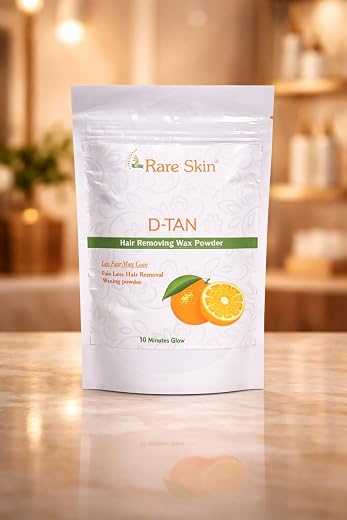 Karan's Rare Skin D-TAN Hair Removing Wax Powder, 10 min Painless Natural Hair Removal Waxing Powder, Easy to use at home,...