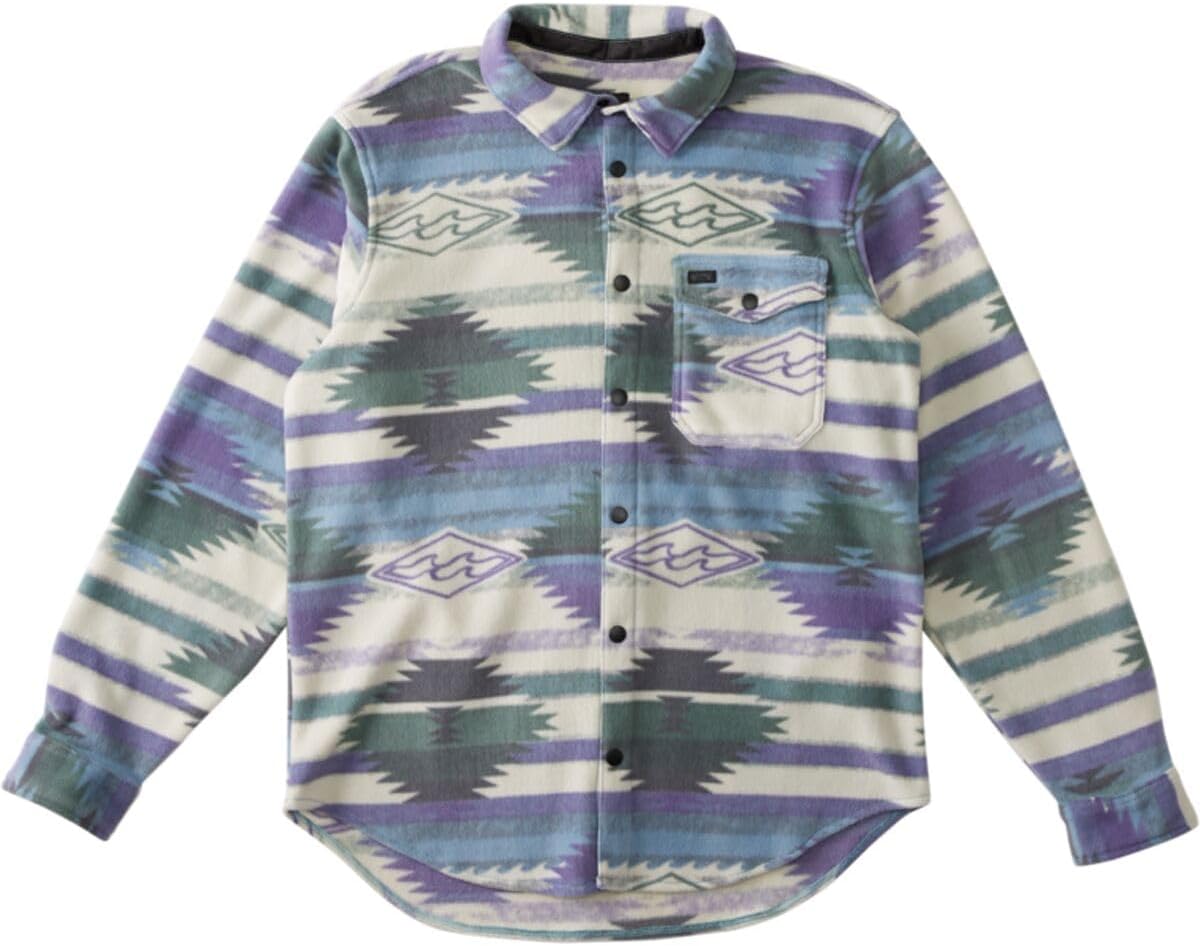 Billabong Furnace Flannel L/S Shirt-Washed Blue - Image 4