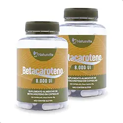 Kit 2und 240 cápsulas Betacaroteno 8.000 UI (8X + Concentrado)