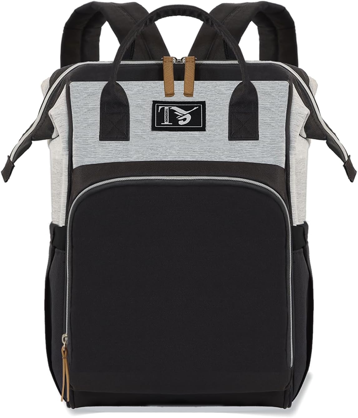 Diaper Bag Backpack, Baby Girls Boys for Diaper Bags with Changing Pad, Baby Bags for Moms Dads with Insulated Pockets, Multi-functional Waterproof Backpack with Stroller straps Black