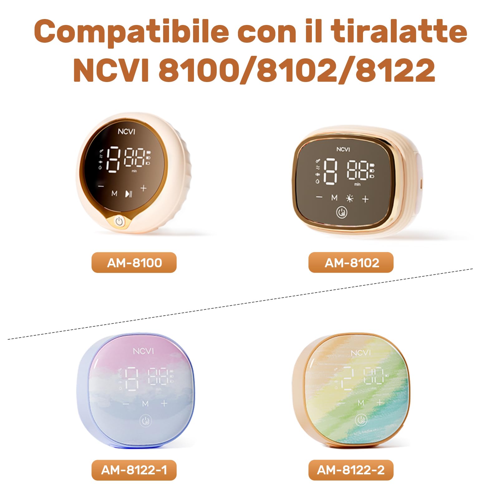 NCVI Diaframma Di Ricambio Per Tiralatte 8782/8780 | Senza BPA | 1 Pezzo | Accessorio Per Collettore Latte - 5