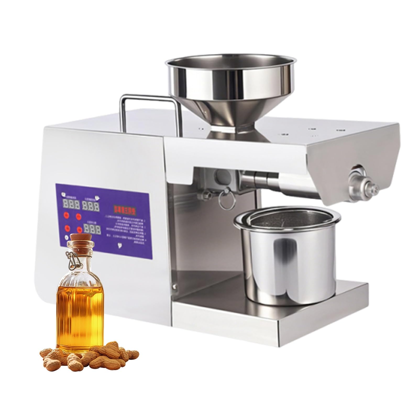 Extractor de aceite acero inoxidable 2000W para sésamo