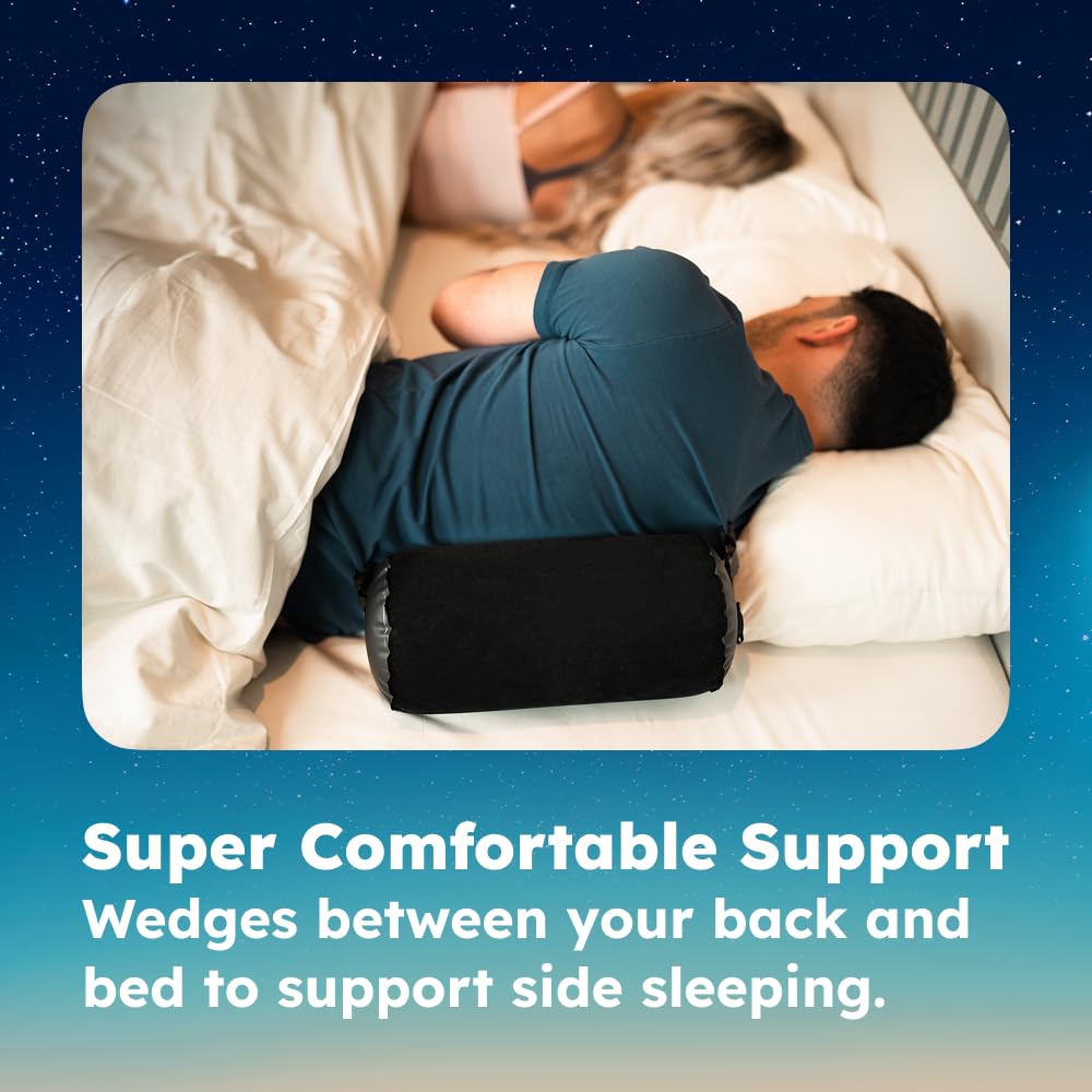 Backpack for Side Sleep Posture - Inflatable Calma Air V3, Anti Snoring Side Sleeper Pillow, Comfortably Attaches to Any Clothes and Keeps You in a Healthy Sleeping Position — Amazon image 2